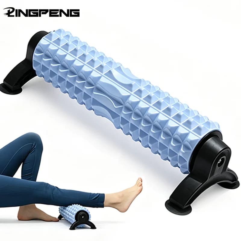 Rullo in Schiuma per Massaggio, Bastone in Schiuma Assorbente per Terapia Muscolare Profonda, Rilassamento Muscolare, Yoga e Fitness
