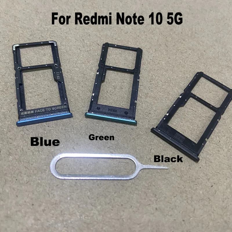 Nuovo per Xiaomi Redmi Note 10 10T 5G Sim Card vassoio Slot Holder presa adattatore connettore parti di riparazione di ricambio