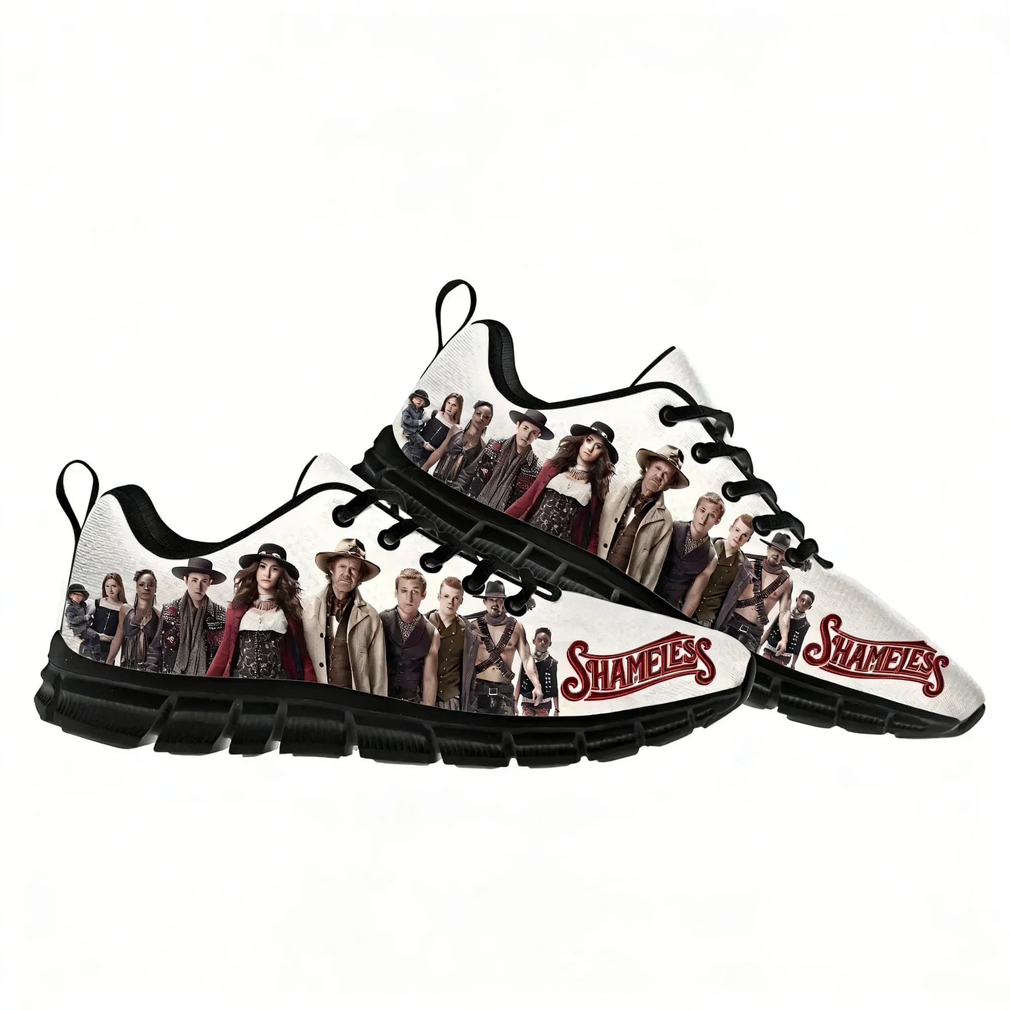 Scarpe Sportive Shameless in A World per Uomo e Donna, Sneakers Personalizzabili Fai-da-Te per Coppie