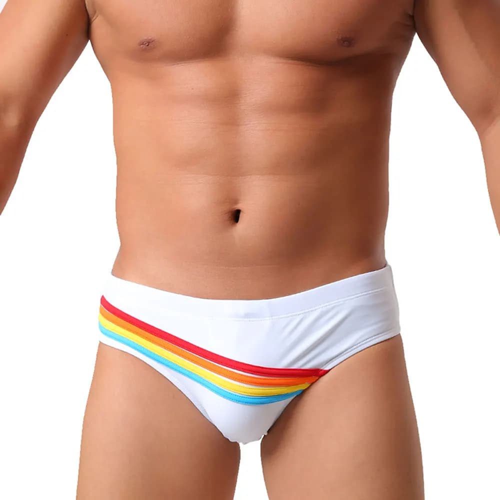 Pantaloncini da bagno da uomo Costumi da bagno sexy Costumi da bagno Arcobaleno PRIDE DAY Moda Tavola da surf Pantaloncini da spiaggia Costume da bagno