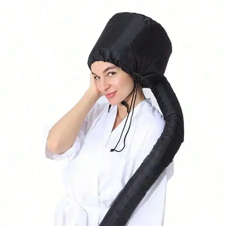 Asciugacapelli con tubo morbido per adulti, asciugatura rapida, non danneggia i capelli, per tutti i tipi di capelli