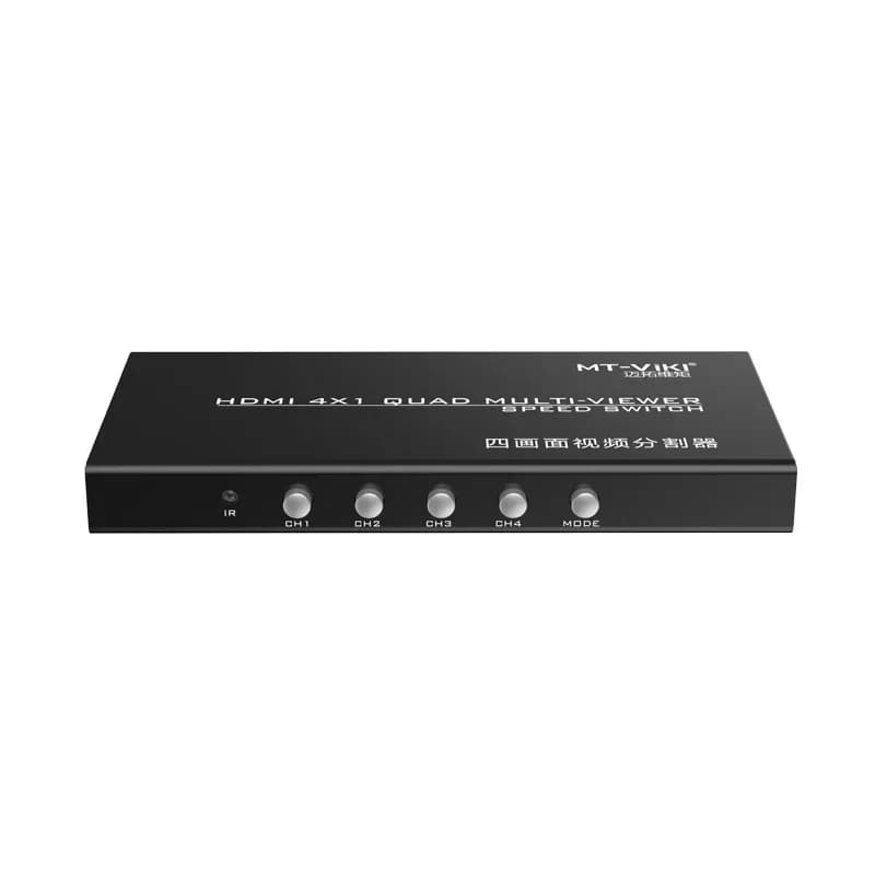 Splitter per computer video con schermo multi-viewer compatibile HDMI 4x1 Splitter per schermo video quattro in uno per monitor Adattatore a 4 porte