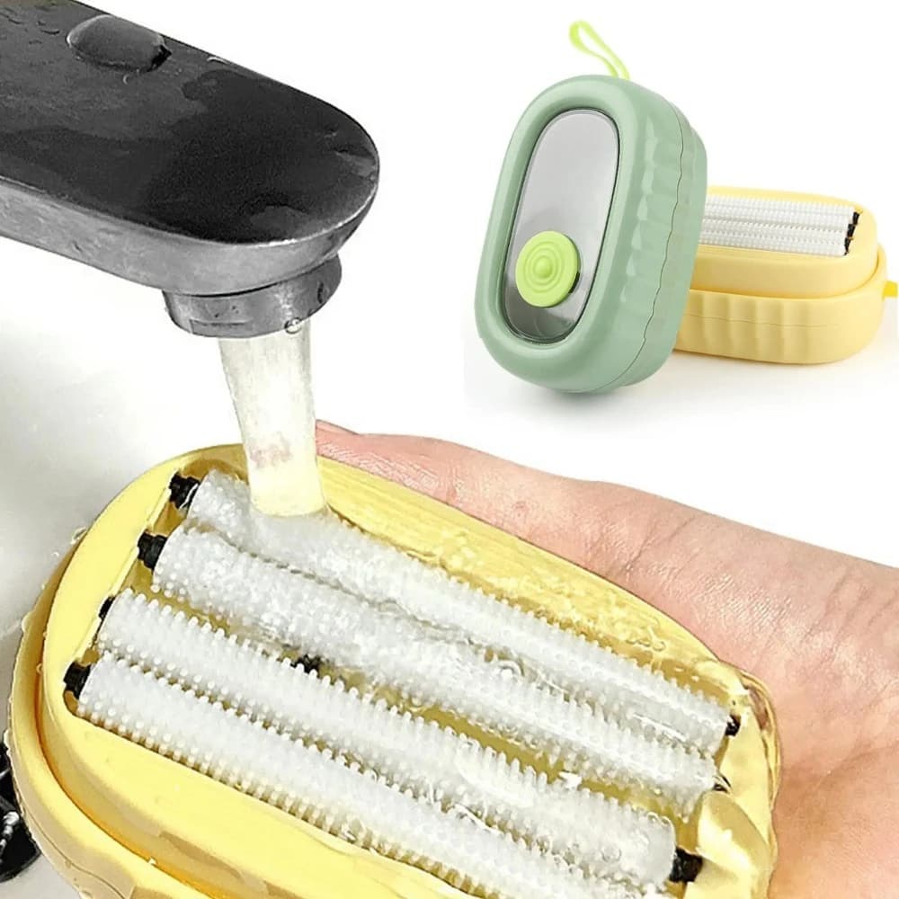 Press Liquid Laundry Brush Household Soft Rubber Foaming Roller Does Not Damage Clothes Cleaning Brush Press Liquid LaundryBrush