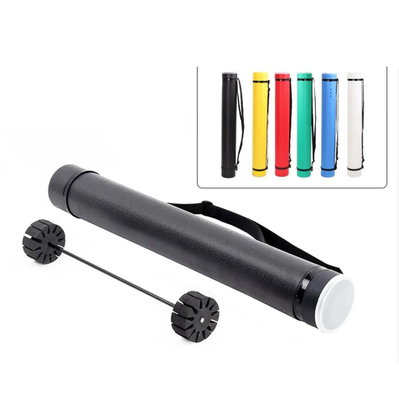 Extendable Arrow Case with Strap Quiver Tube PE EVA Storage for Archery Target and Adult Crossbow Accessories