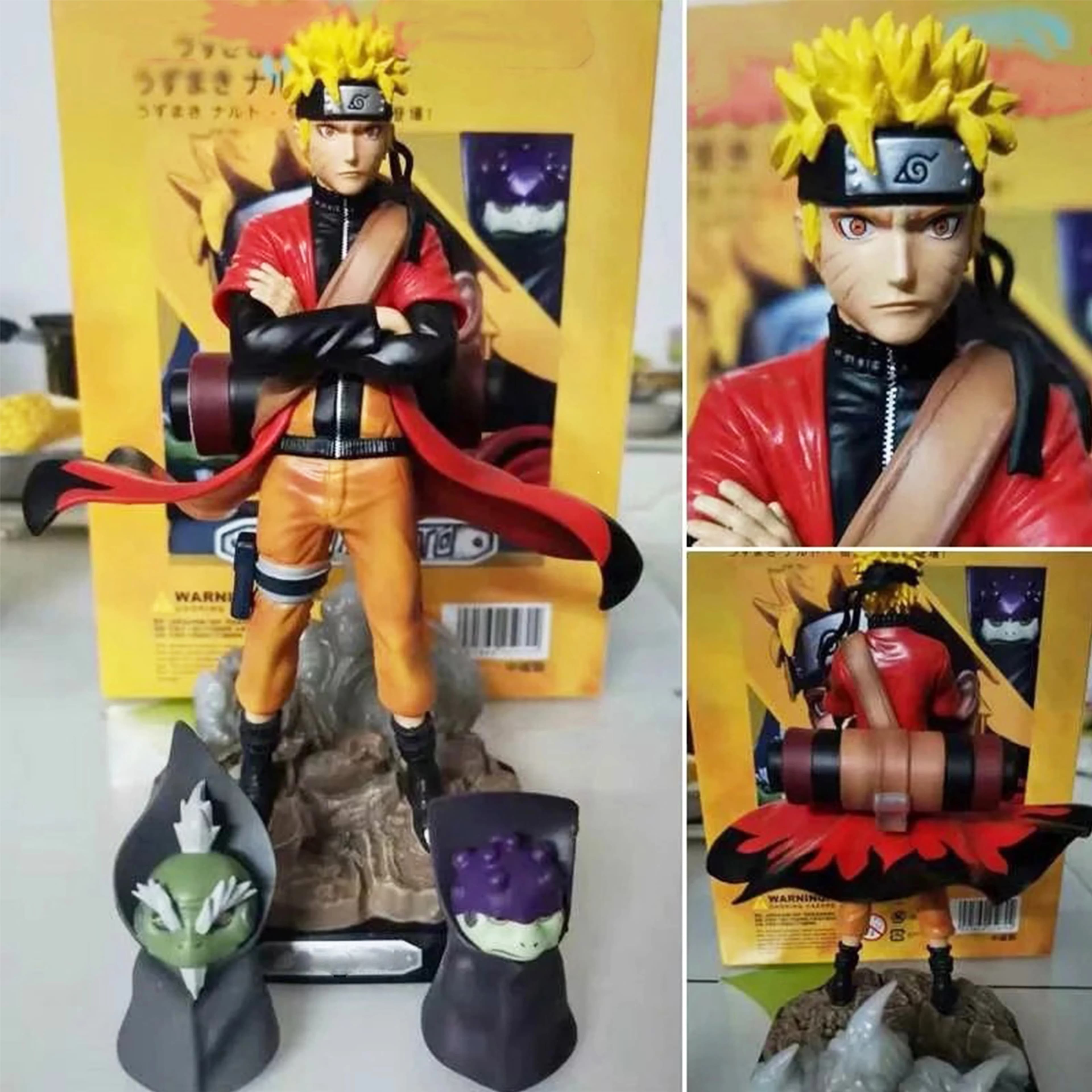 Statuetta Anime Naruto 22cm, Action Figure di Uzumaki Naruto, Modellino in PVC, Statua da Collezione, Decorazione da Scrivania, Giocattolo per Bambini