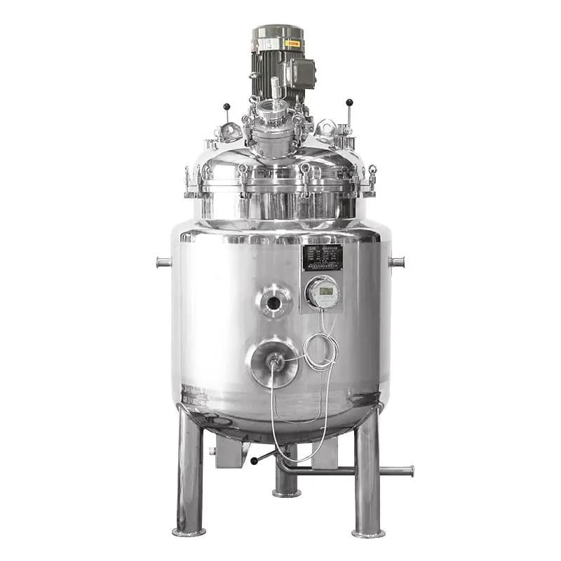 Stainless steel electric heating stirring tank vacuum emulsifier reaction kettle food grade high temperature resistant liquid sh