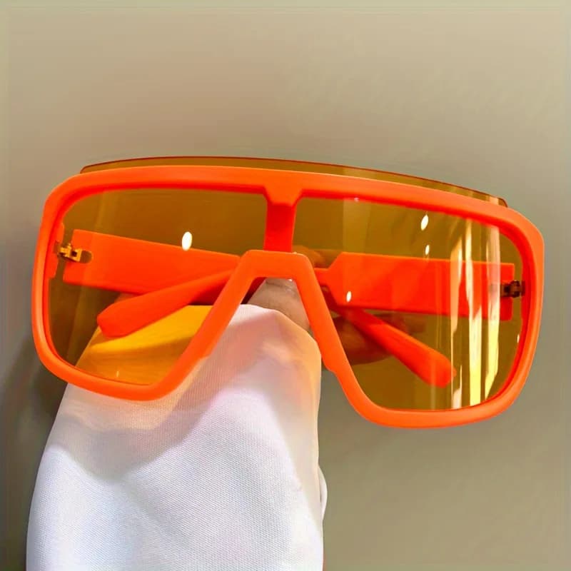 Large frame one-piece sports cycling sunglasses New sunglasses Outdoor mountaineering sunglasses Premium glasses Unisex