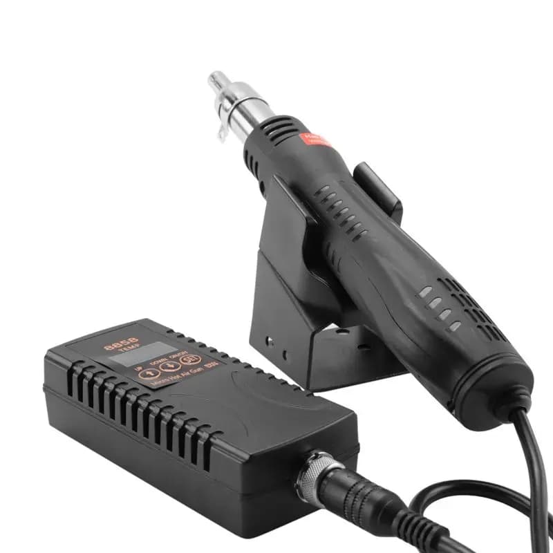 AB15-8858 Hot Air Heater LED Digital Hair Dryer For Soldering 600W Heat Heater Welding Repair Tools