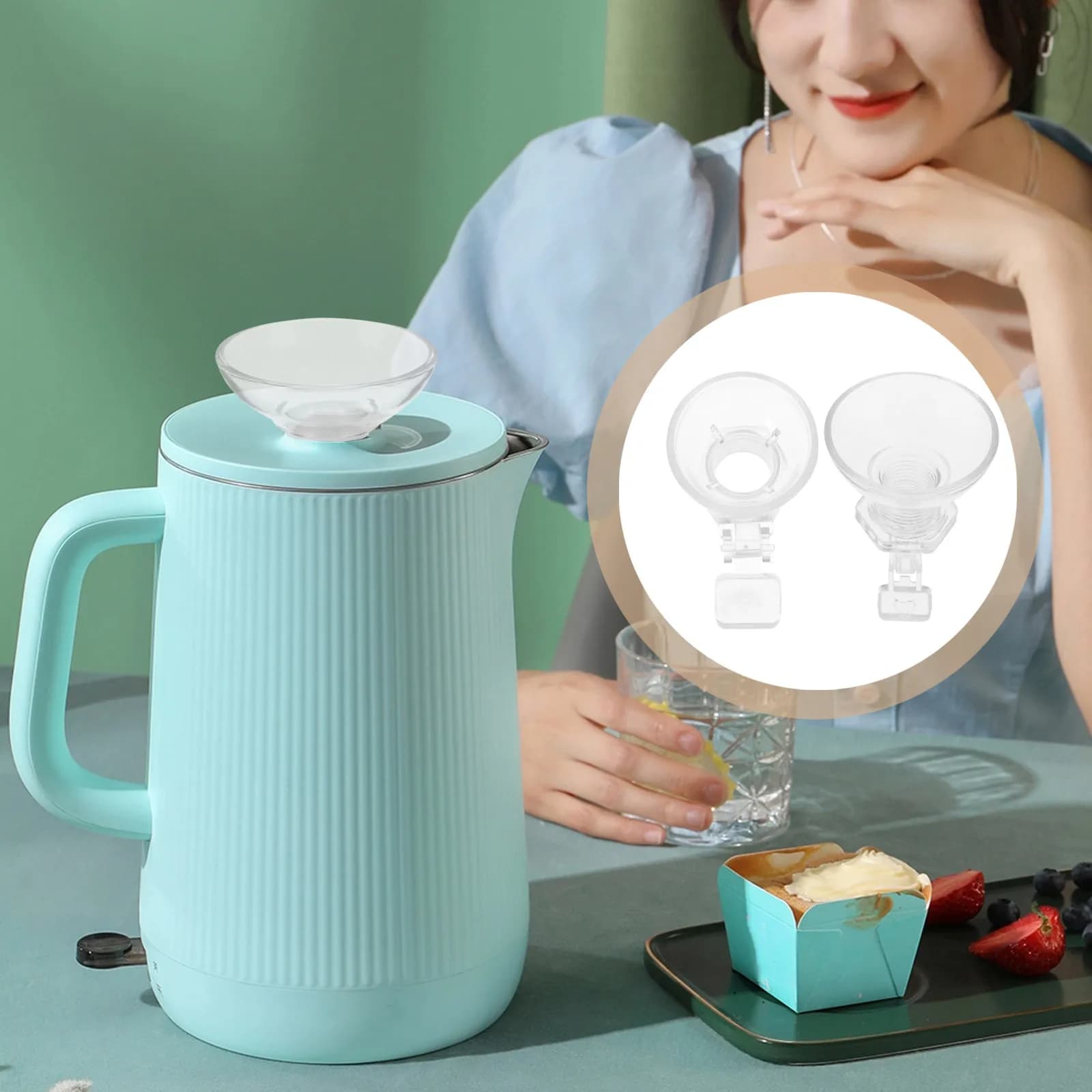 10 pcs Board for transparent plastic kettle, electrical filling tool for teapot, jug, bottle, compact, lightweight, kitchen accessory and bar