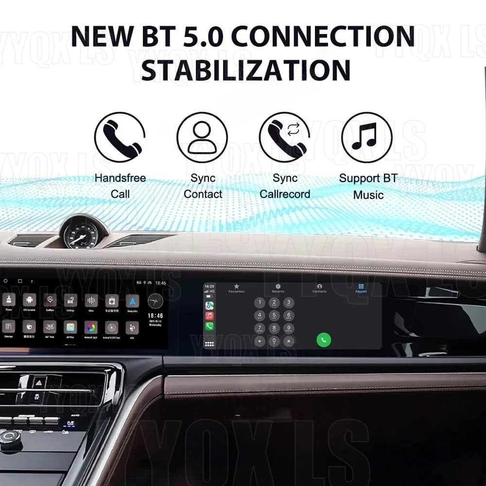 For Porsche Panamera 2024 Car GPS Navi with CarPlay, Android Auto and HD Touchscreen Multimedia Infotainment System