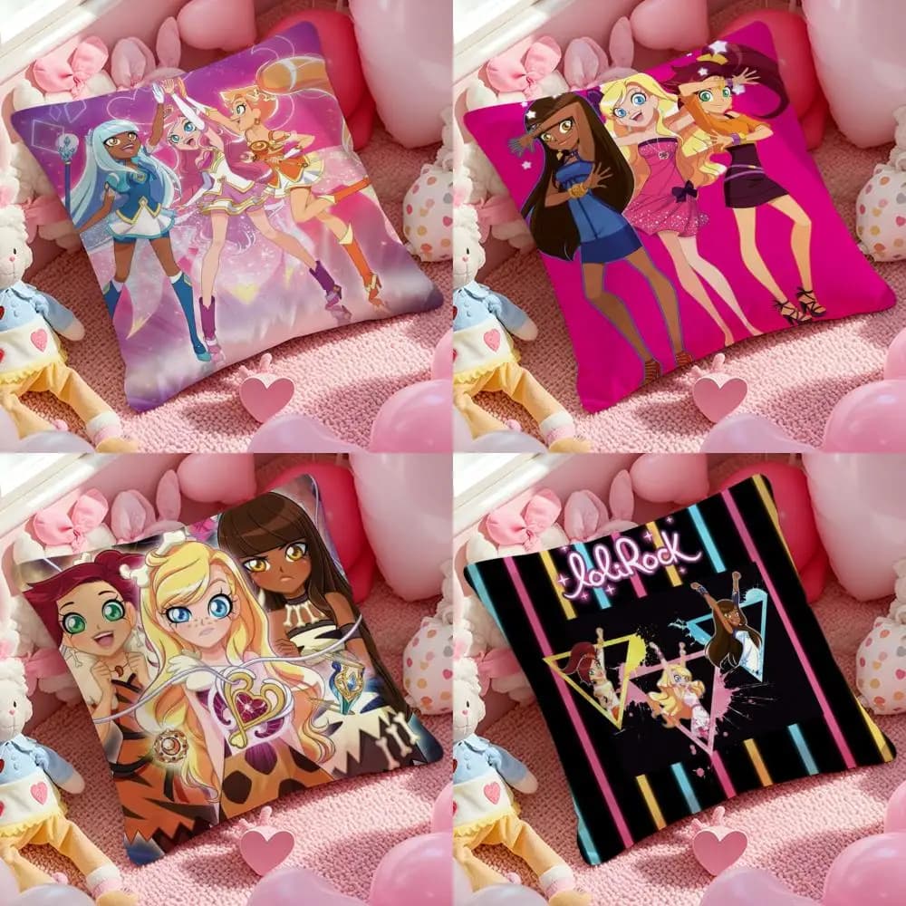 Pop LoliRock Fodera per cuscino in peluche corto, 1 pezzo, morbida e lavabile, utilizzata principalmente per divano, auto