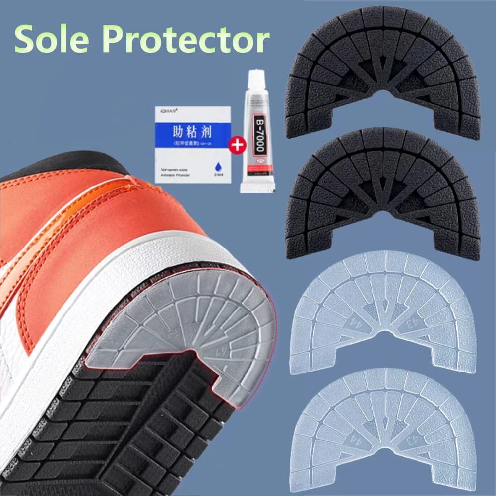 Scarpe da ginnastica Protezione suola resistente all'usura per uomo Scarpe da donna Suola Suole in gomma Adesivi Adesivo autoadesivo antiscivolo per scarpe