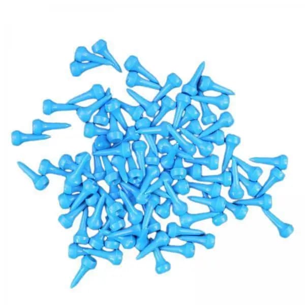 Golf Tees Pack Plastic Portable Ball Holder Reusable Driving Range Accessory for Practice Backyard Golfer