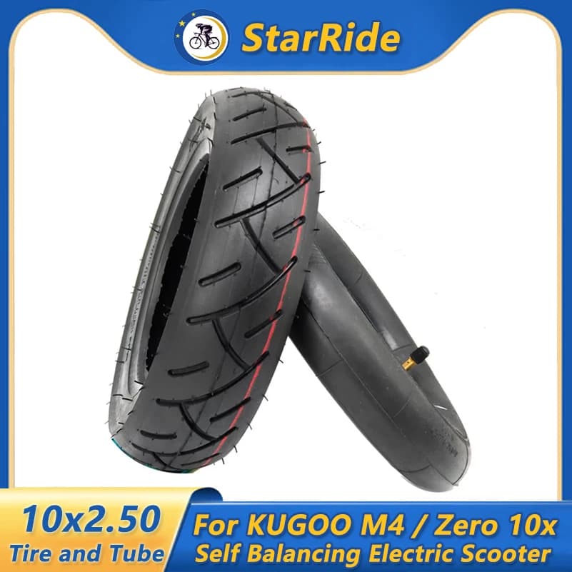 10 Inch 10x2.50 Inner Outer Tyre 10*2.50 Tire for Self Balancing Kugoo M4 Zero 10X Electric Scooter Accessories Parts