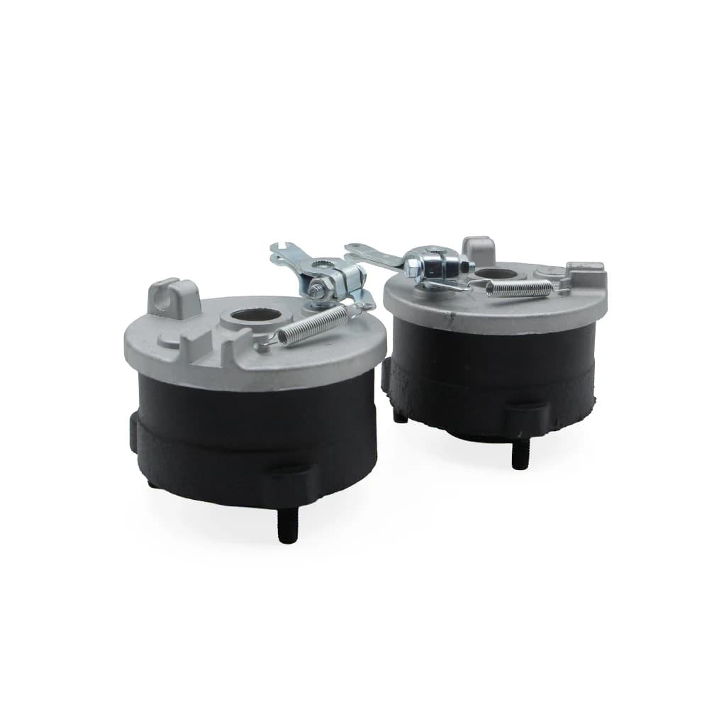 78mm*3 Stud Left/Right Front Drum Brake Wheel Hub With Pads Cover For 49cc 50cc 70cc 90cc 110cc Electric ATV Quad Go Kart Buggy