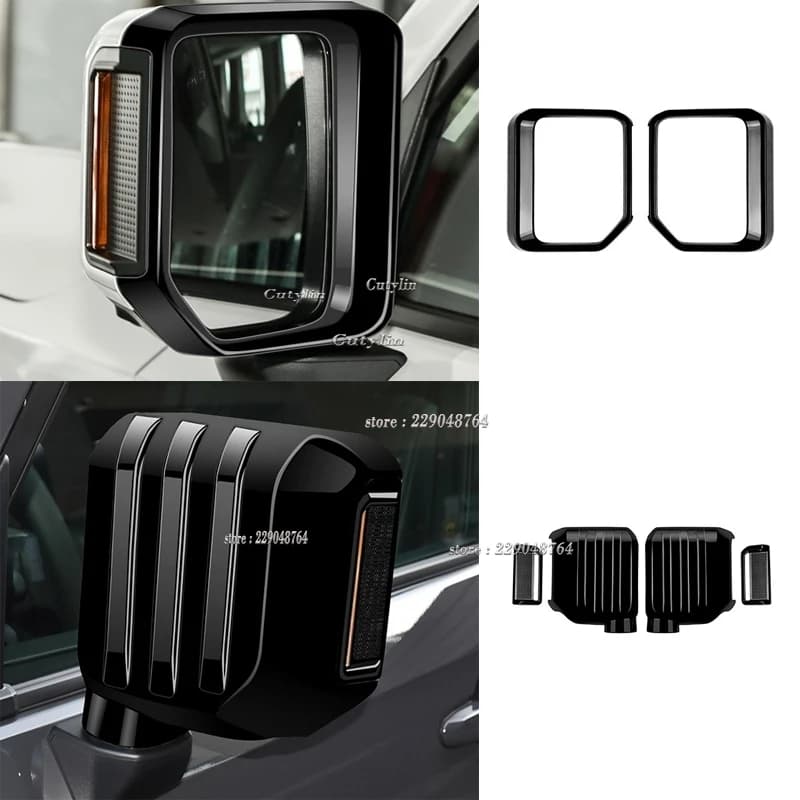 Per Toyota Land Cruiser 250 Prado LC250 2024 2025 Car outdoor specchietto retrovisore visiera copertura pioggia ombra telaio accessori auto