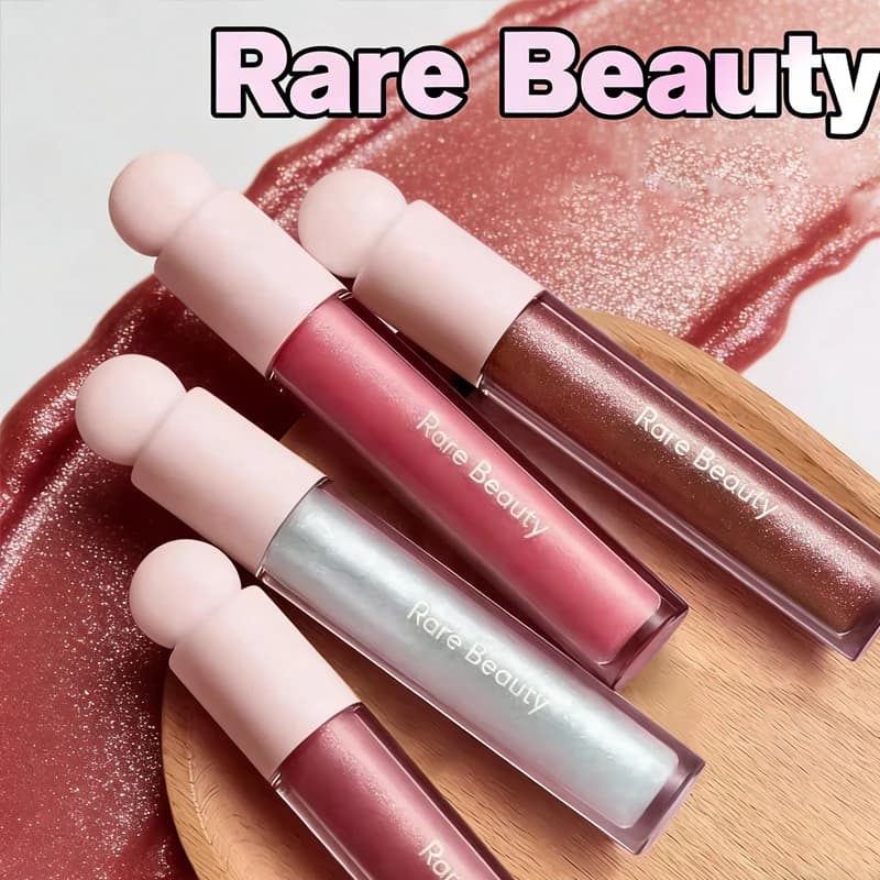 Rare Beauty Gloss Labbra Scintillante, Protegge le Labbra, Liquido Modellante Anti-Sbiadimento, Modifica il Contorno Generale del Viso, Illuminante Liquido