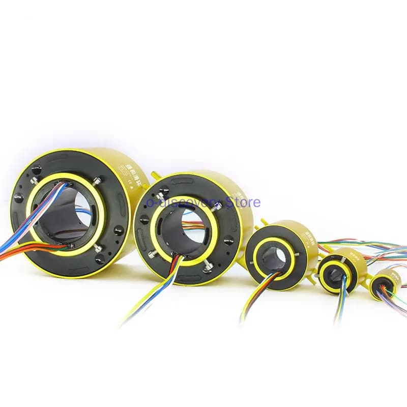 Slip Ring Through Hole Conductive Slip Ring Hollow Collector Ring Inner Diameter Conducting Ring 2 46 8 12 Road Rotary Joint