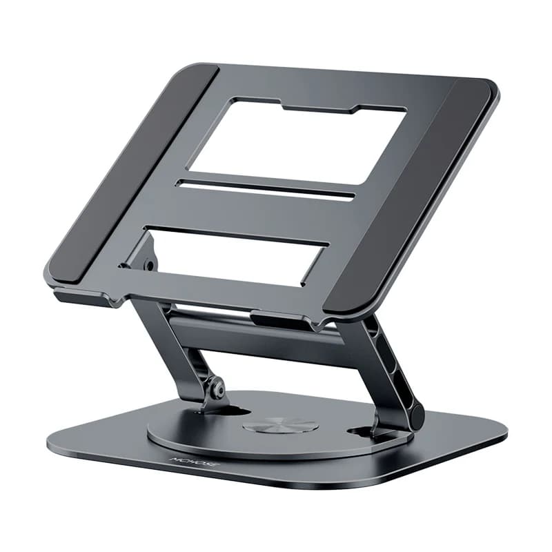 Supporto per laptop 360 ° Supporto per notebook girevole Supporto per scrivania sollevabile Supporto in lega di alluminio compatibile con laptop da 9,7-17,3 pollici