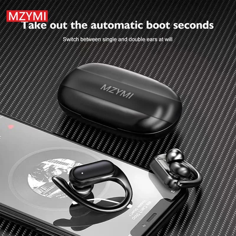 Auricolari Bluetooth wireless Auricolari sportivi retroauricolari con tecnologia Bluetooth 5.3 e audio surround stereo 9D