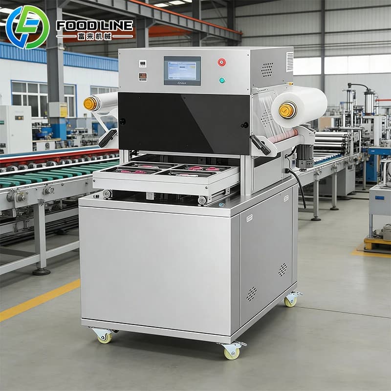 Excellent Map Sealing Table Top Machine Meal Map Tray Sealer Packaging Machine Plastic Food Container