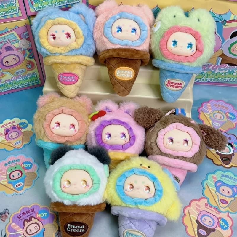 BELLO EMMA Scoop Serie di gelato Scatola cieca Emma Kawaii Figura Peluche Ciondolo Giocattolo Scatola misteriosa Borsa a sorpresa Decor Doll Girl Gift
