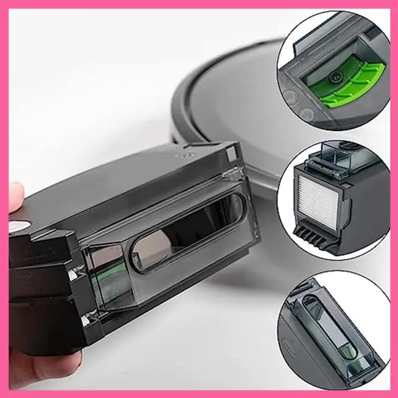 Adatto per Irobot Spazzare Accessori Robot I7 I7 + E5 E6 I3 I5 Filtro Scatola della Polvere Scatola della Spazzatura Pattumiera Accessori