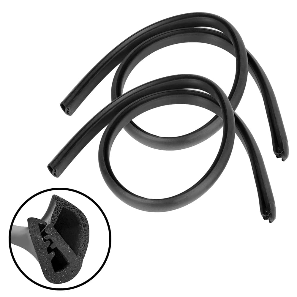 Accessori sigillanti automatici 2 pezzi B Pilastro Protezione antivento antirumore EPDM Strisce di tenuta per auto Guarnizione per bordo porta auto