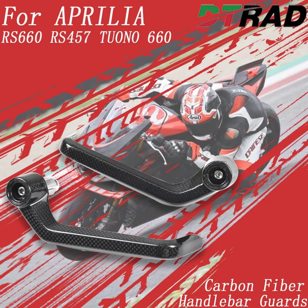 For RS 660 /TUONO 660 2020-2026 RS 457/ TUONO 457 2024-2025 Motorcycle Carbon Fiber Hand Protector Brake Clutch Lever Guard