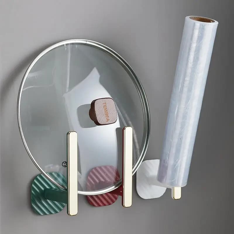 【IIOO】2 Pack Adhesive Curtain Holders, Gold Curtain Holdbacks, L Shaped Drapery Curtains Tiebacks, No Drill Curtains Hooks