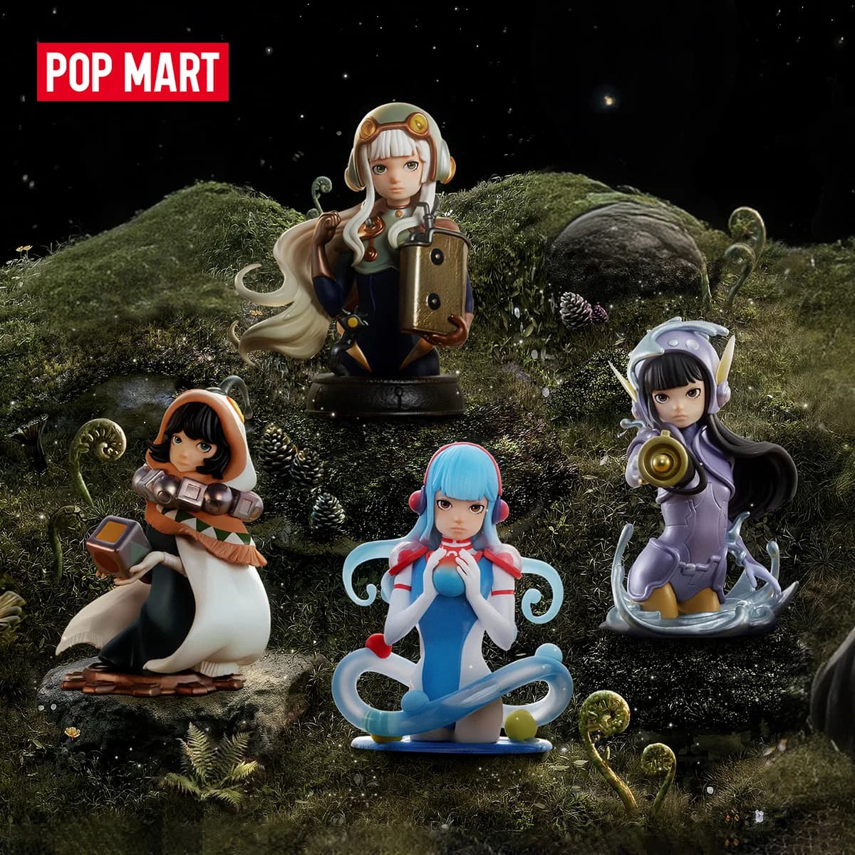POP MART KeyA A Lucid Dream Series Figures Genuine Mystery Box Blind Box Guess Bag Toys Doll Cute Desktop Ornaments Collection
