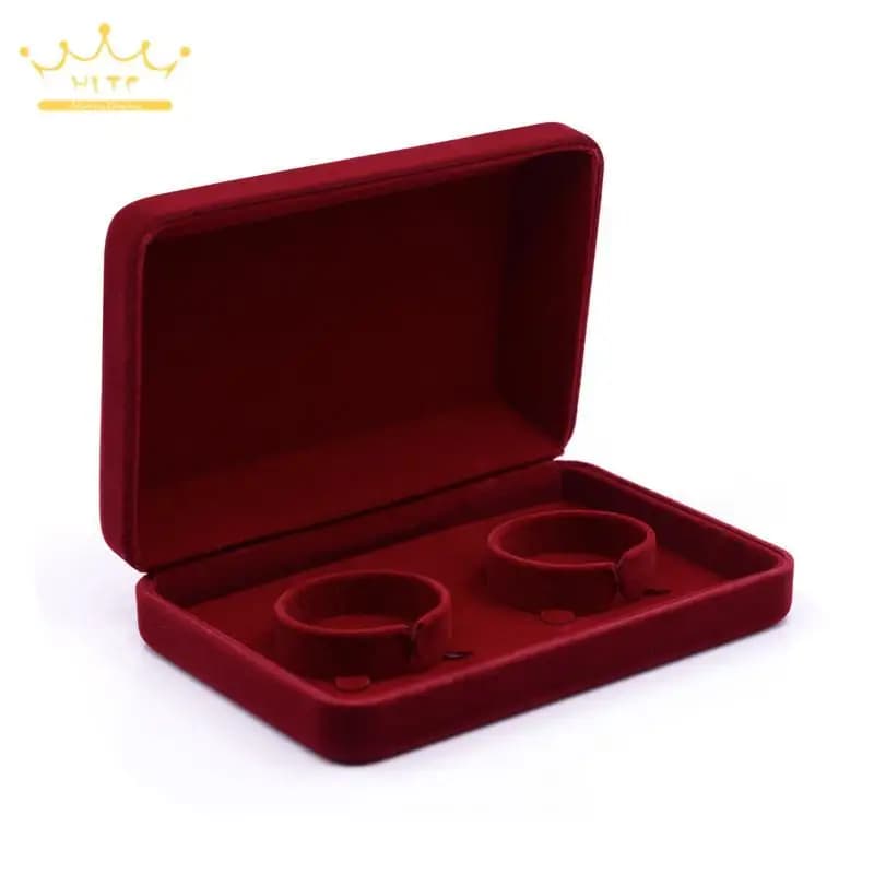 Scatola espositiva per braccialetti con drago e fenice in velluto, scatola portaoggetti per braccialetti doppi, coppia di scatole regalo per braccialetti in oro e argento per bambini