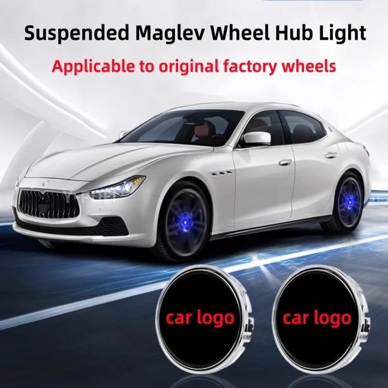 Mozzo Luce Auto Tappi Ruota Luce Copertura Centrale Tappo di Illuminazione Illuminazione Galleggiante Illuminazione LED Per Maserati Levante Ghibli Accessori Auto