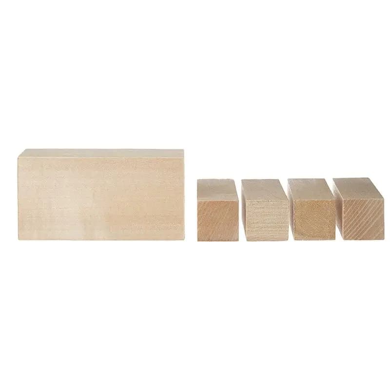 ABWR-20 Pcs Carving Wood Blocks Whittling Wood Blocks Basswood Carving Blocks Unfinished Soft Wood Set For Carving Beginners