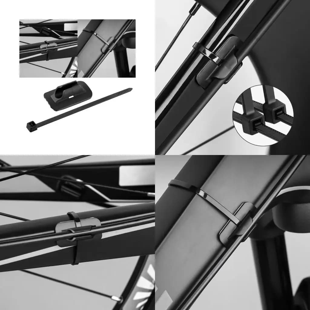 Guida base cavo bici 5 pezzi con fascetta Morsetti guida base cavo bici facile da usare