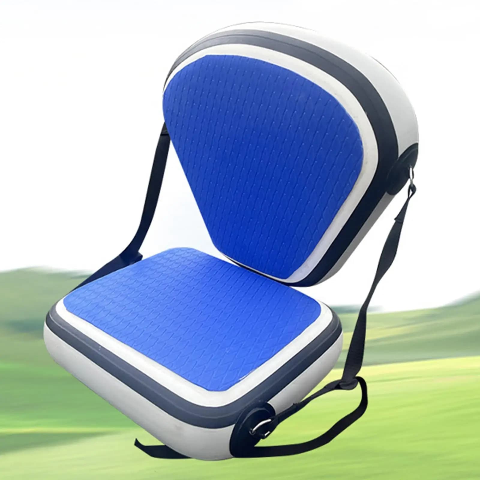 Sedile Gonfiabile per Paddle Board in PVC con Supporto per la Schiena, Sedia per Kayak Facile da Installare, Accessori per Sport Acquatici