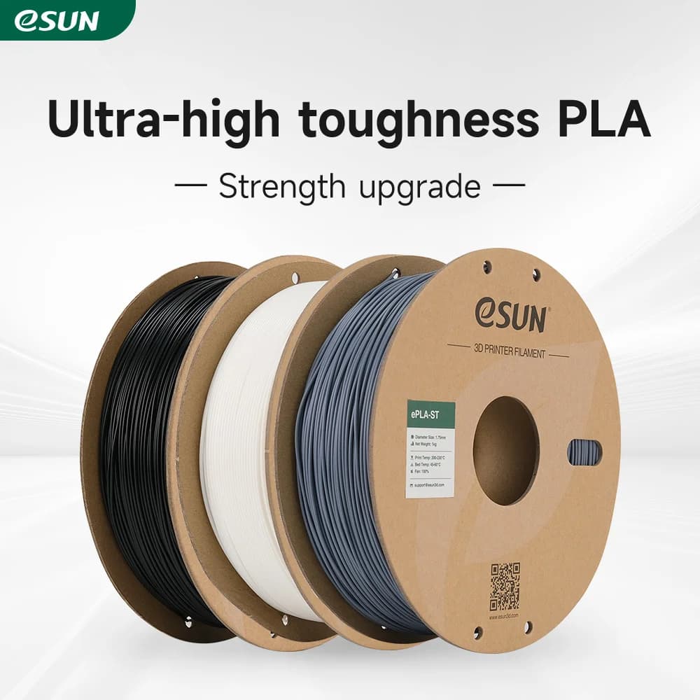 Filament PLA super durable eSun Filament for 3D printer from 1.75 mm 1 kg coil (2.2 LBS) 3D printing materials FDM PLA-ST for 3D printers