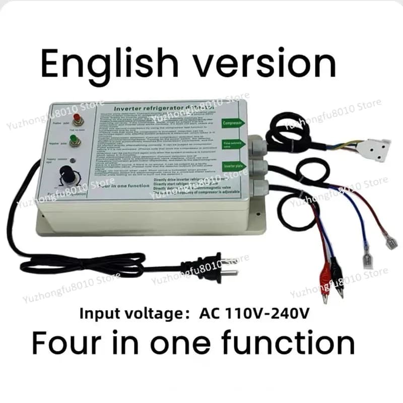 Tester Inverter per Frigoriferi 110-240V, Strumento Diagnostico per Compressore, Valvola Solenoide, Ventola e Serranda, Versione Inglese