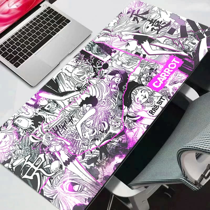 Tappetino per mouse One Piece, grande, per PC, computer, giocatore, accessori da gioco Kawaii, tappetino per tastiera, tappetino da scrivania, tappeto da tavolo, resistente