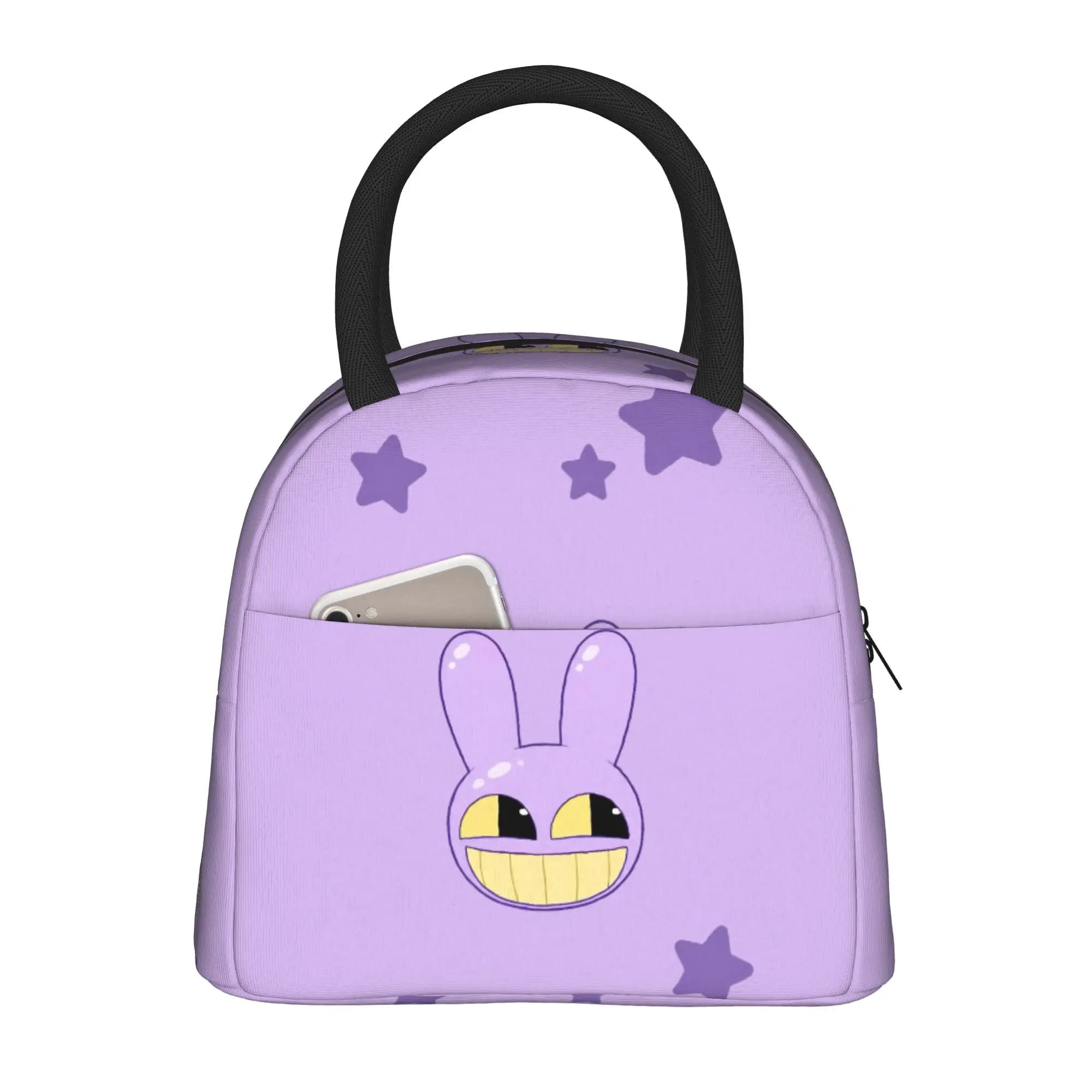 Jax Cartoon Digitals Circus Insulated Lunch Bags Thermal Bag Lunch Container Tote Lunch Box Bento Pouch Beach Picnic