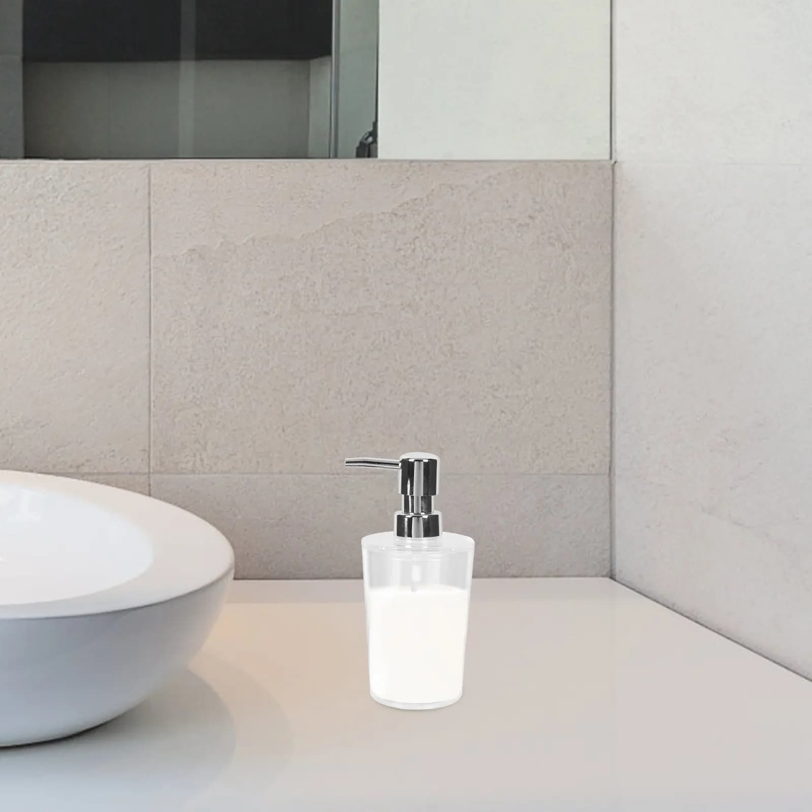 Set da Bagno 4 Pezzi: Contenitore per Spazzolini, Scatola per Bastoncini di Cotone, Bicchiere per Gargarismo, Porta Bicchieri per Articoli da Toilette