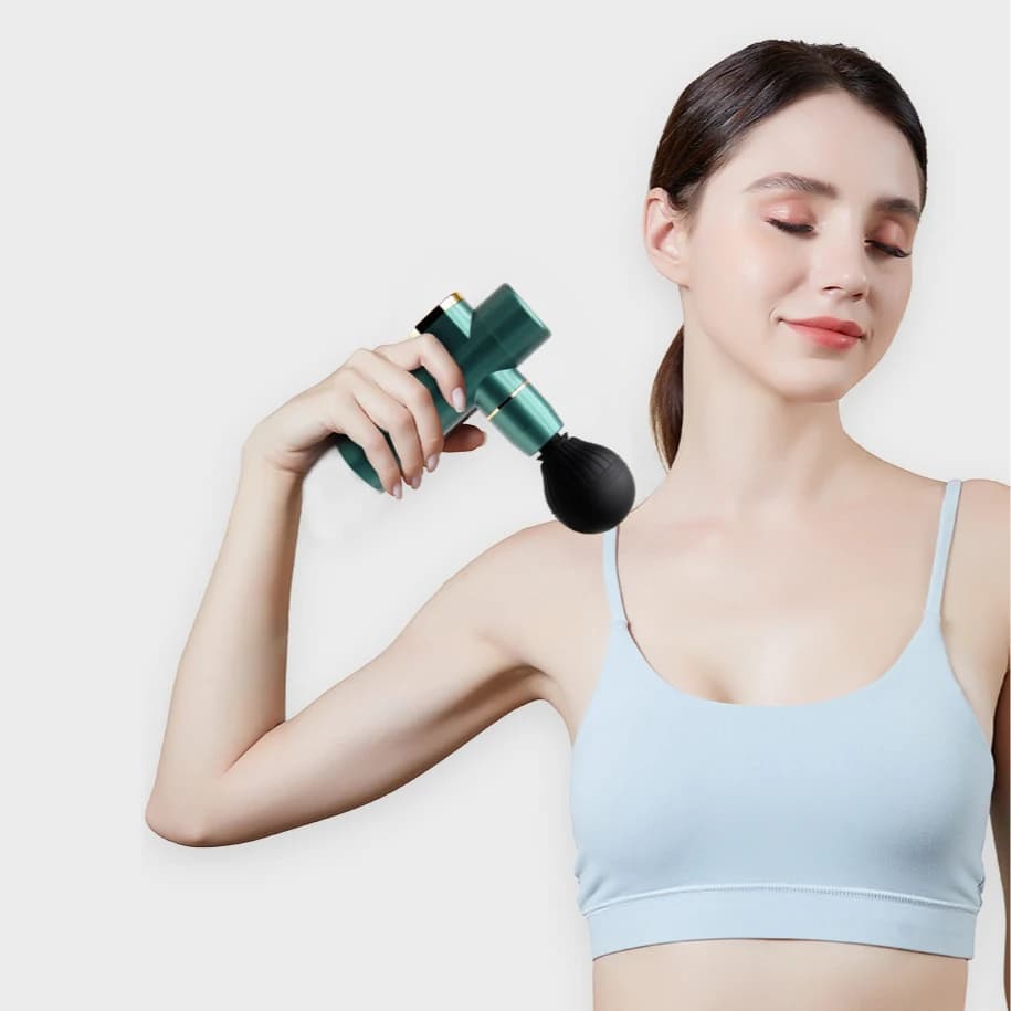 MINI mini massage stick portable portable vibratory hammer for massage with band socket