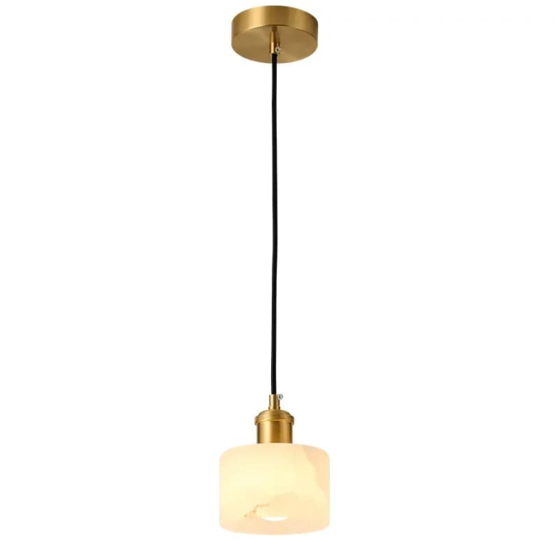 Lampadario da comodino in marmo con protezione per gli occhi a spettro completo, alto senso, moderno, semplice, camera da letto, soggiorno, sala da pranzo, bar multi-h