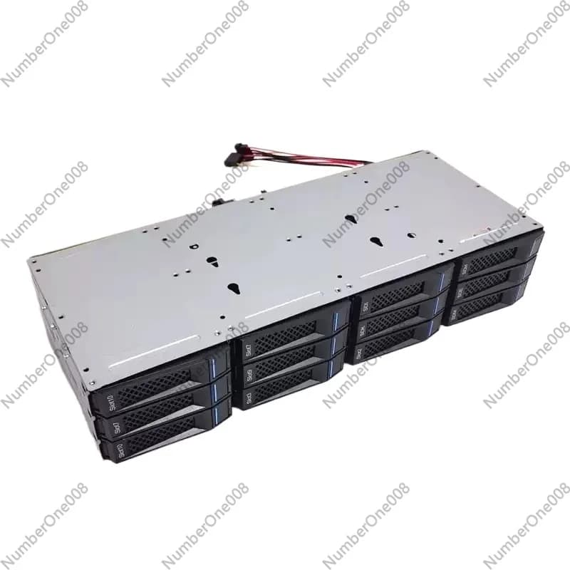 95% new 12 bay 3.5-inch 6Gb hard drive cage, 12Gb storage NAS Black CDN hot swappable, SAS series chassis