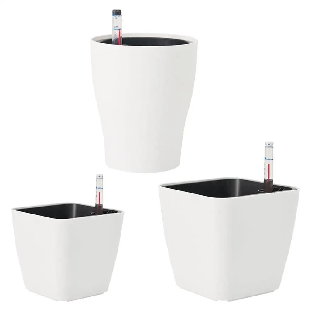 Vaso per piante vaso per fiori pigro autoirrigante fioriera automatica vaso per fiori automatico che assorbe l'acqua con dispositivo di livello dell'acqua