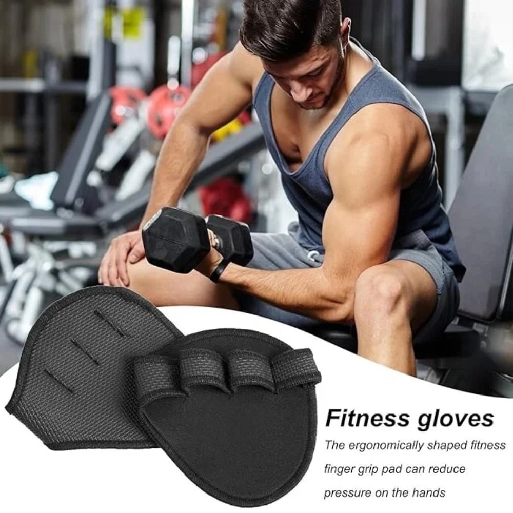 Lifting Grip Pad Palm Protector Anti-Slip Gym Gloves Workout Pad for Weightlifting Pull Up Training Powerlifting