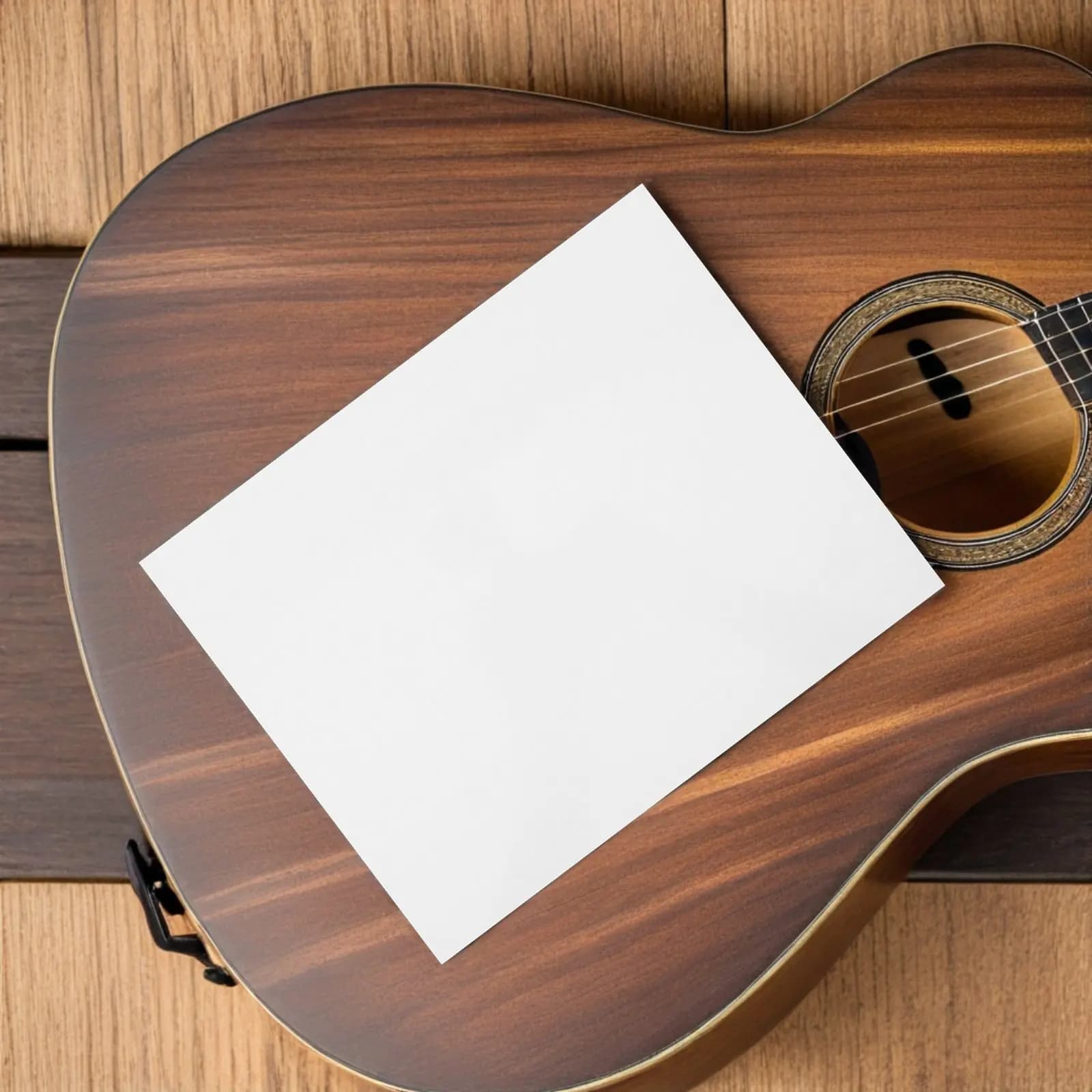 Protezione per Chitarra Acustica Autoadesiva, Spessore 0,7mm, 20x25cm, Resistente ai Graffi, Piastra Posteriore Sostitutiva per Chitarra