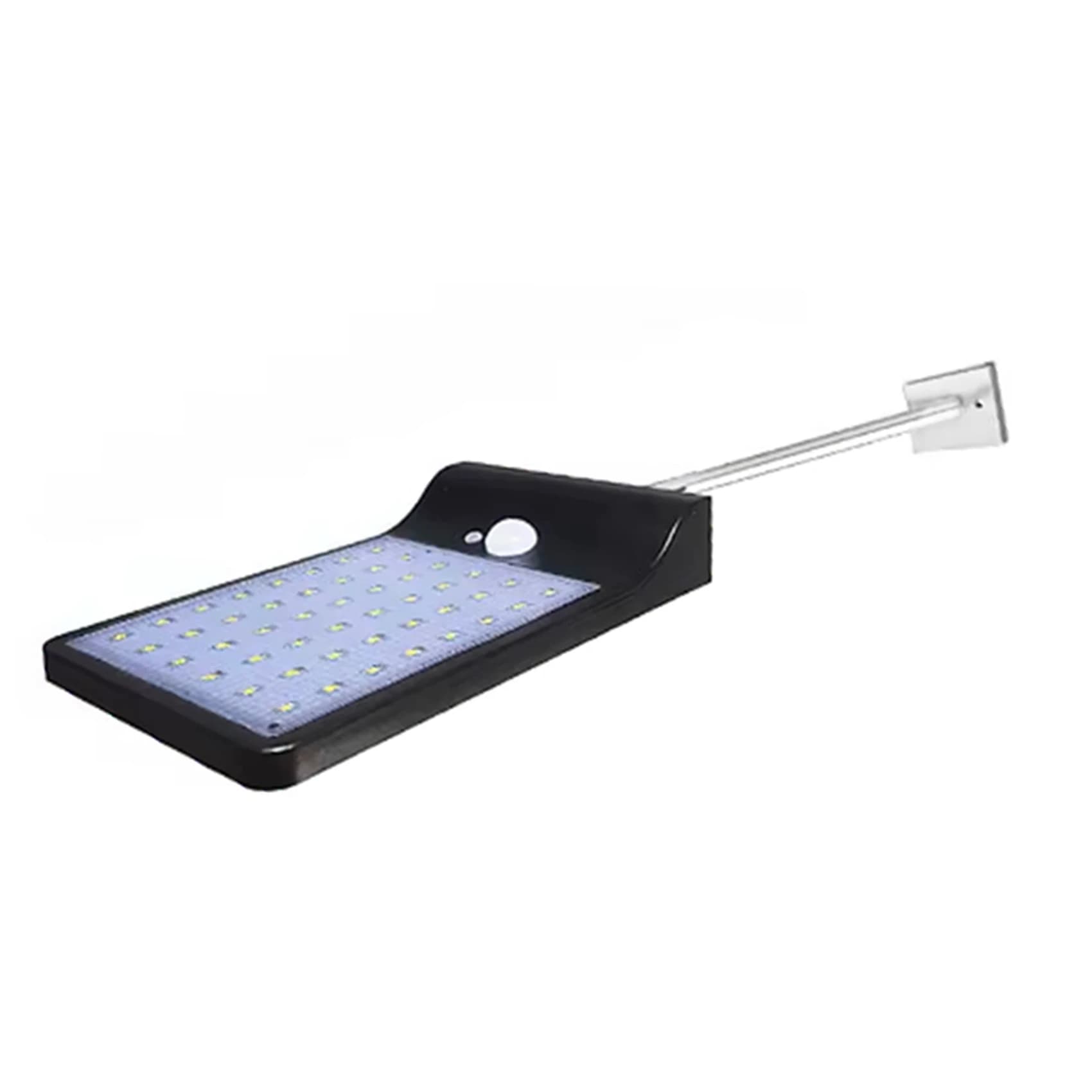 【RECOMENDAR】Lampada stradale a energia solare 4X 48 LED con sensore di movimento PIR, lampada di sicurezza da giardino, lampada da parete impermeabile per esterni