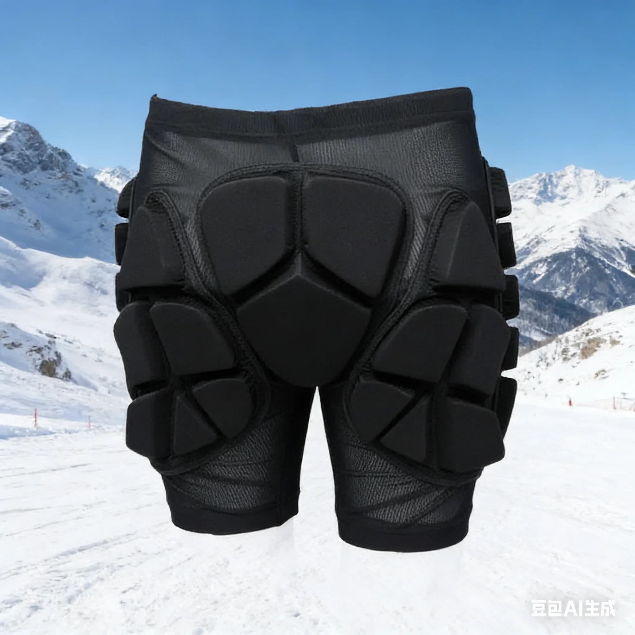Pantaloni protettivi per l'anca per pattinaggio a rotelle Chiild Imbottitura di protezione per l'anca addensata da 2,5-3 cm per pattinaggio su ghiaccio Attrezzatura protettiva per sport invernali