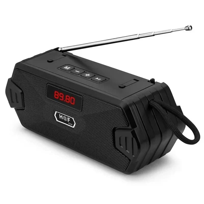 Altoparlanti USB esterni portatili senza fili compatibili con Bluetooth Colonna dei bassi con radio FM AUX TF MP3 per telefono